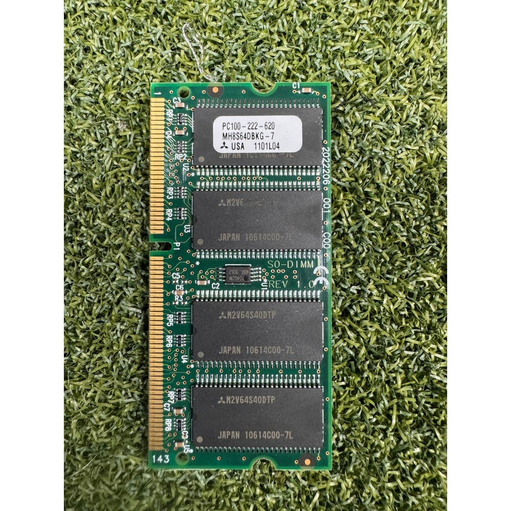 Mitsubishi 64MB PC100 SDRAM Laptop Memory SO DIMM MH8S64DBKG-7 RAM Module